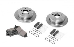 KIT Frana FATA pt. Jeep Wrangler (YJ) 1987-1989, Cherokee (XJ) 1984-1989, include Discuri Frana, Placute si Kit montaj pt. Etrieri