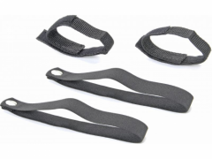 Mopar 55397259AB Rear Window Velcro Roll Up Strap Kit with Sunrider for 07-18 Jeep Wrangler JK